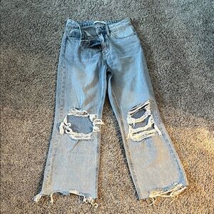 Vervet Classic Light Blue Distressed Women's Jeans